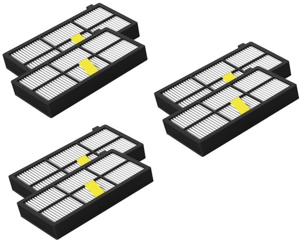 6 pack HEPA Filter für iRobot Roomba der 800 /900er Serie